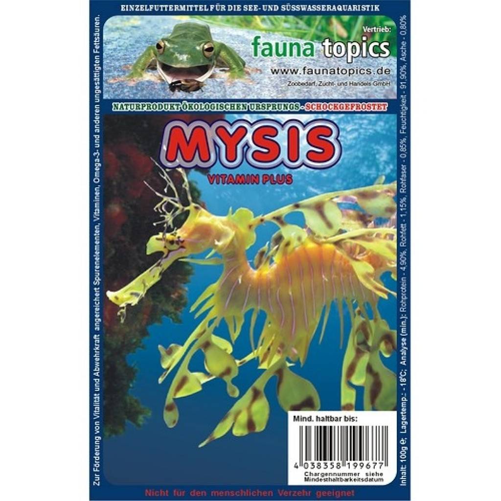 Mysis (Schwebegarnelen), gefroren, Blister, 100g